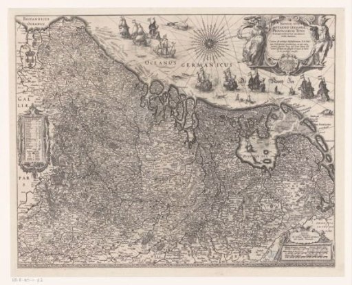 Map of the Seventeen Provinces