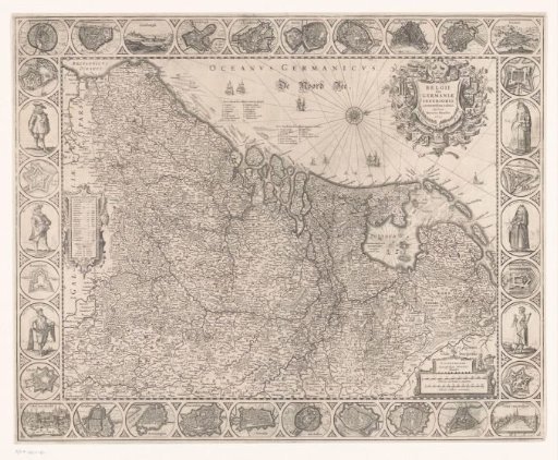 Map of the Netherlands, 1631