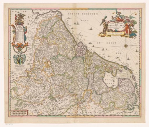 Map of the Seventeen Provinces