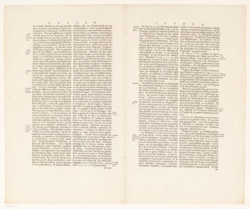 Part of a description of the city of Leiden