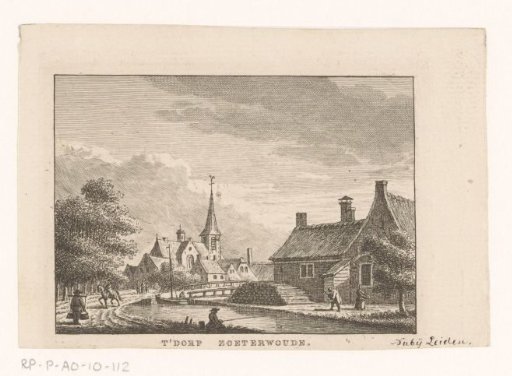 View of the village of Zoeterwoude