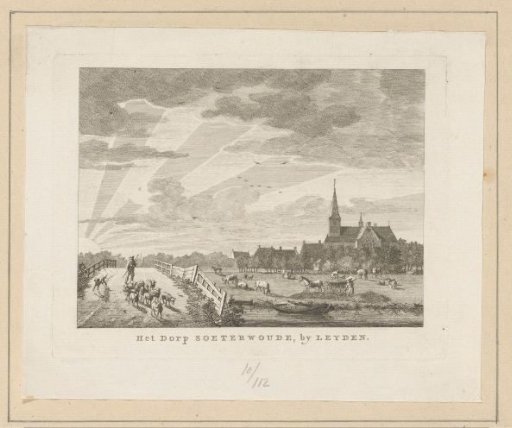 View of the village of Zoeterwoude