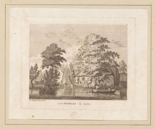 View of the Old Ade near Leiden