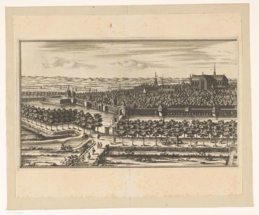 Bottom edge of the border of the Great Hagen (left sheet)