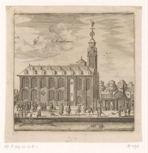 View of the Academy Building in Leiden