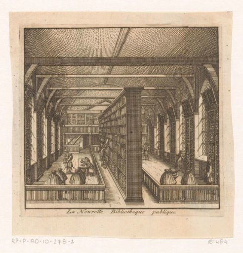 The New University Library in Leiden, seen from within