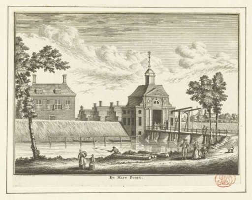 View of the Marepoort in Leiden