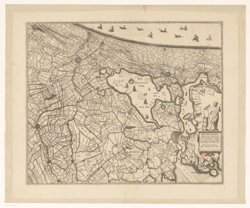 Map of Rijnland and Amstelland