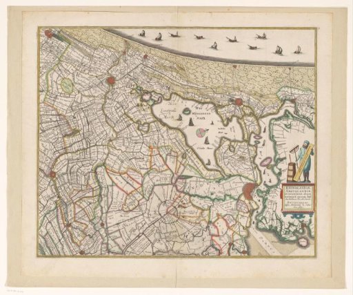 Map of Rijnland and Amstelland