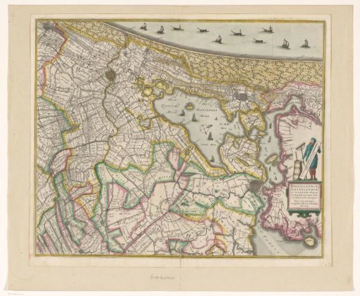Map of Rijnland and Amstelland