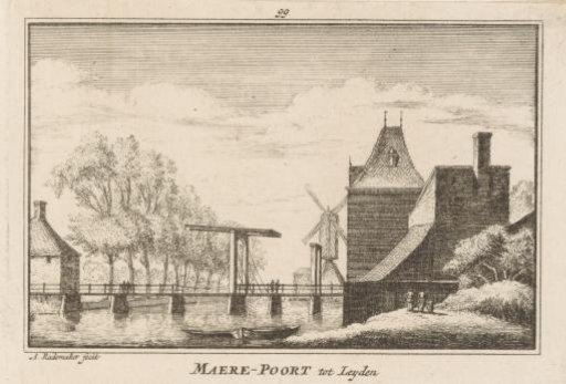 View of the Marepoort in Leiden