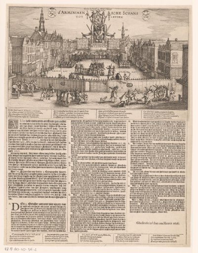 The Arminian Schans at Leiden, 1618