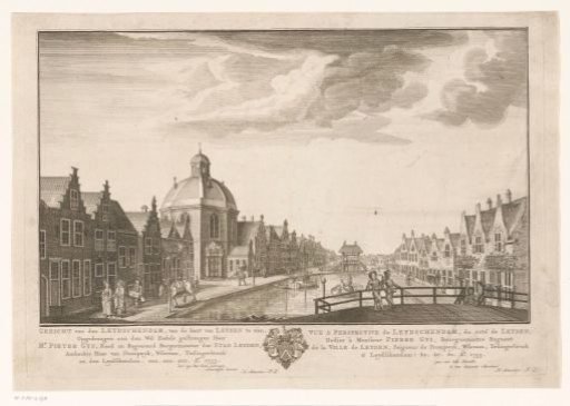 View of the Leidse Dam in Leidschendam