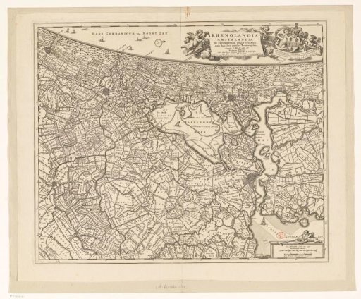 Map of Rijnland and Amstelland
