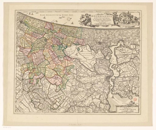 Map of Rijnland and Amstelland