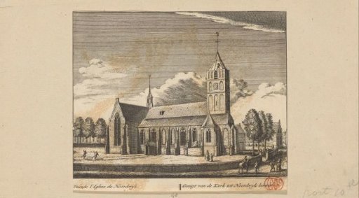 View of the church in Noordwijk-Binnen