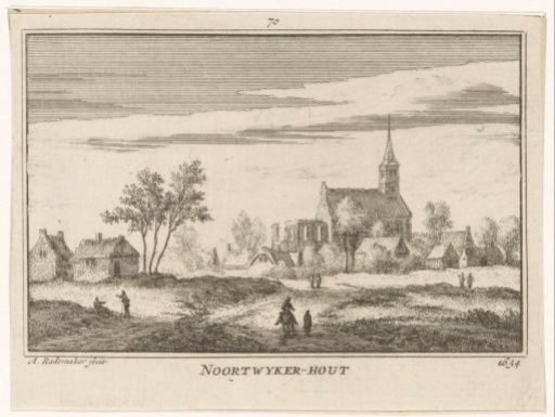 View of the White Church in Noordwijkerhout, 1634