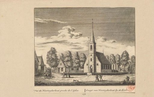 View of the church in Noordwijkerhout