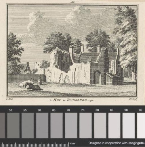 View of the Hof van Rijnsburg, 1730