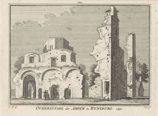 View of the Ruin of the Abbey at Rijnsburg