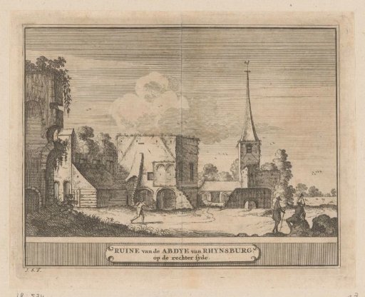 View of the Ruin of the Abbey at Rijnsburg