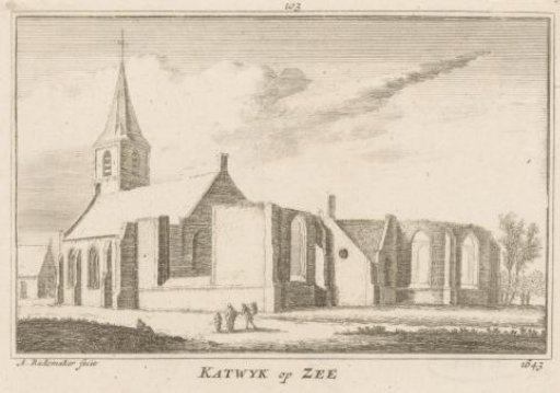 View of the church in Katwijk aan Zee, 1643