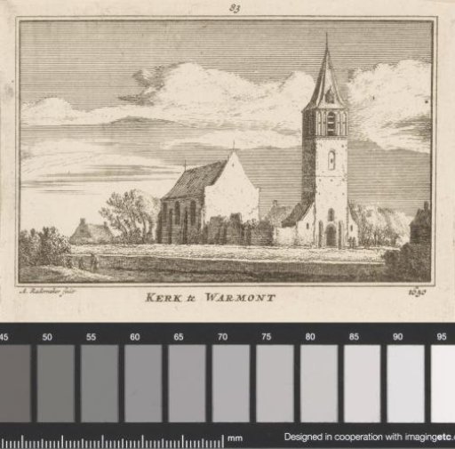 View of the church in Warmond, 1650