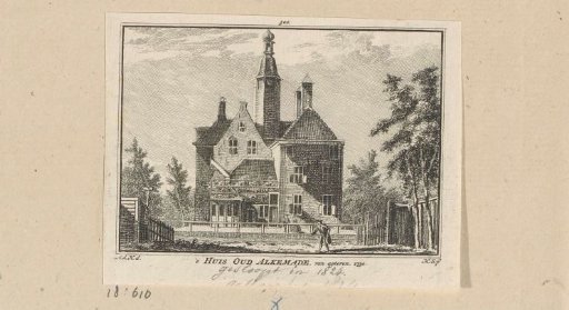 View of Huis Oud-Alkemade, 1730