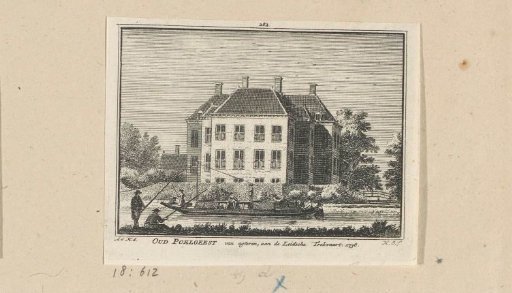 View of Kasteel Oud-Poelgeest, 1738
