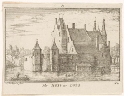 View of Huis ter Does near Leiderdorp, 1620