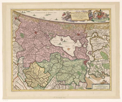 Map of Rijnland and Amstelland