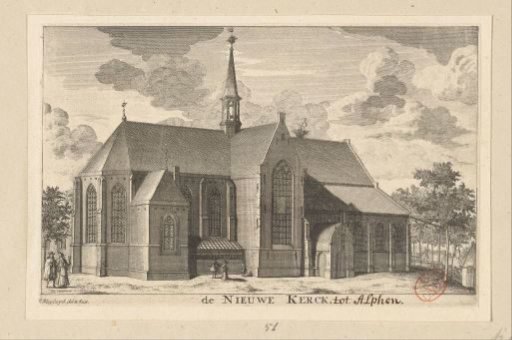 View of the New Church in Alphen aan den Rijn