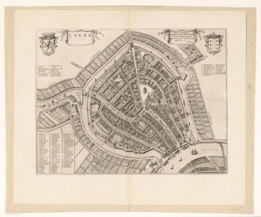 Map of Gouda