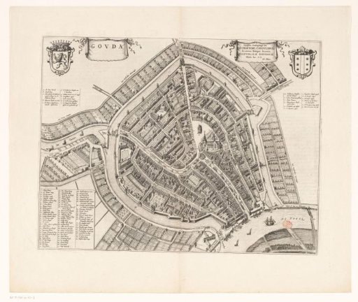 Map of Gouda