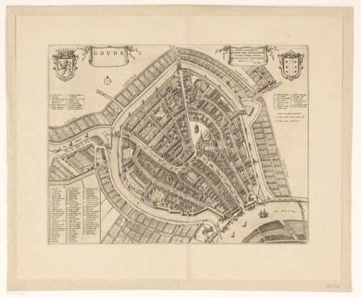 Map of Gouda