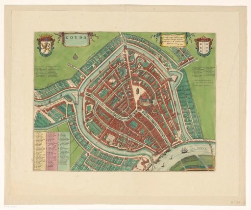 Map of Gouda
