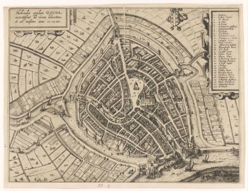 Map of Gouda