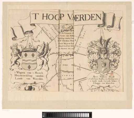 Map of the Hoogheemraadschap of Woerden (upper part)