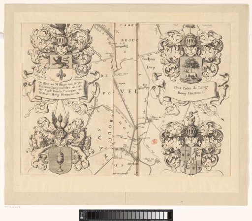 Map of the Hoogheemraadschap of Woerden (middle part)