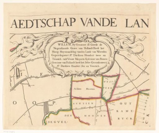 Map of the Hoogheemraadschap of Woerden (second part)