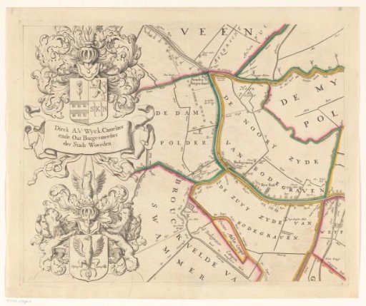 Map of the Hoogheemraadschap of Woerden (fourth part)