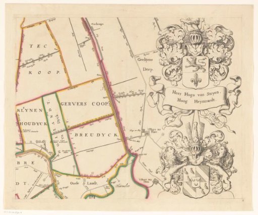 Map of the Hoogheemraadschap of Woerden (sixth part)