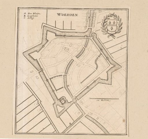 Fortress plan of Woerden
