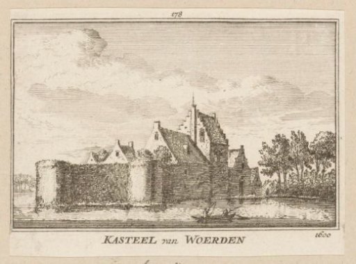View of Woerden Castle, 1600