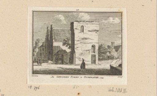 View of the Prison Tower at Oudewater, 1745