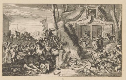 French Cruelties in a Village, 1672