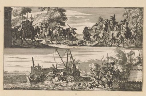 Two Depictions of French Cruelties, 1672