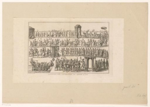 Procession at the Inauguration of the University of Leiden, 1575