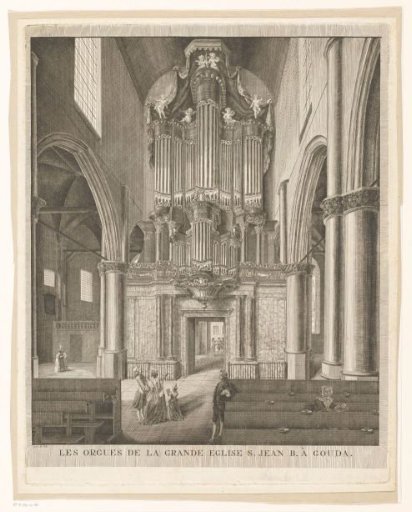 Organ of the St. John's Church in Gouda