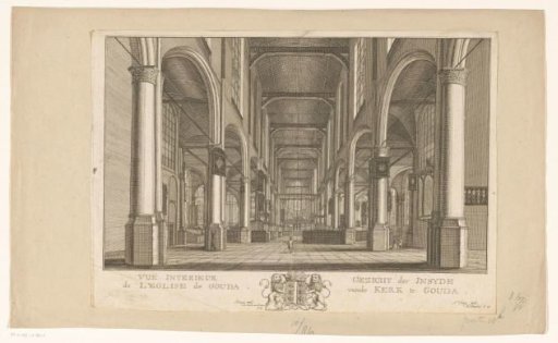 Interior of the St. John's Church in Gouda